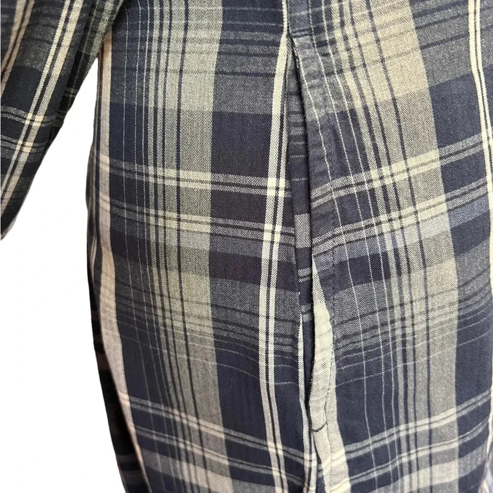 The North Face Cambridge Navy Plaid Shirtdress - Picture 11 of 14